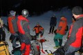 Cvičný nácvik hledání zasypaných v lavině
